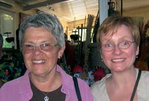 Nancy Hughes and Colleen Davenport